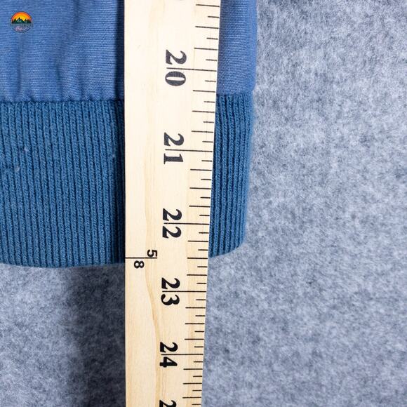 David Taylor Full-Zip Bomber Jacket Blue Long Sleeve Cottage Men's Size Large - Picture 6 of 15